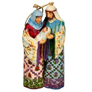 Jim Shore Heartwood Creek Holy Family 2007 Christmas Hanging Ornament